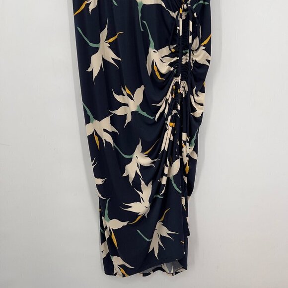 Lane Bryant Women's Plus Floral Ruched Maxi Dress Size 14/16P NWT - Picture 5 of 11